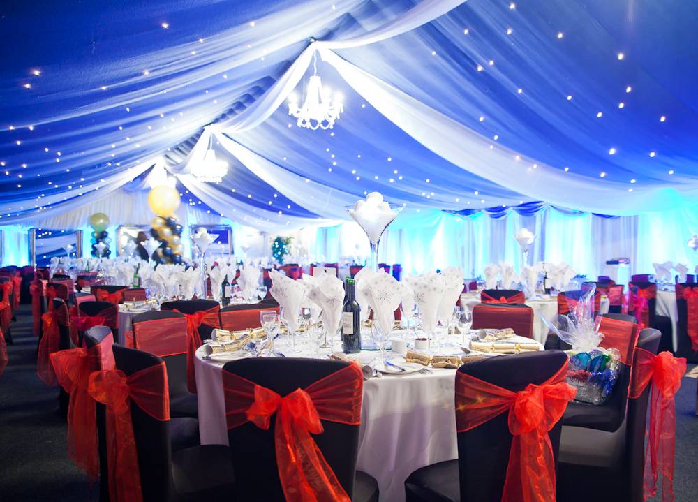 Lighting and draping at events sussex