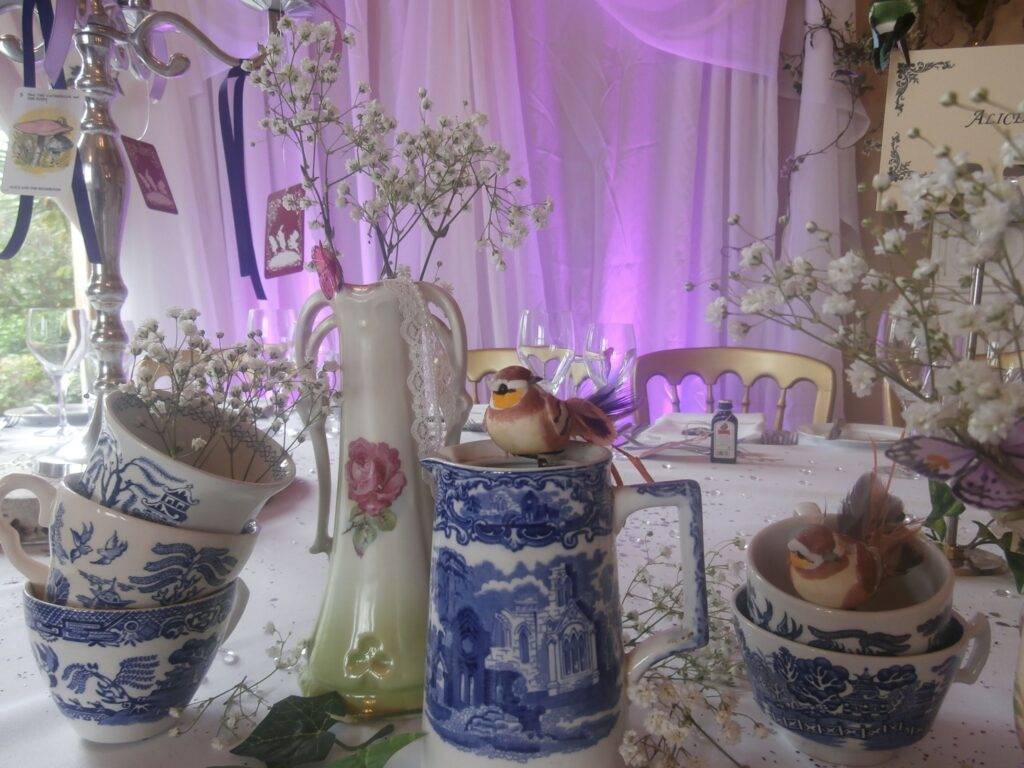 Wedding decor table spread