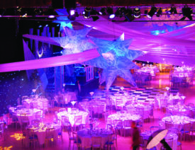 Large venue draping south east