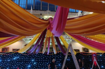Starcloth hire and venue draping